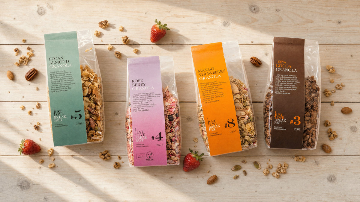 I just love breakfast – Bio-Granola, vegan | Leni & Hans