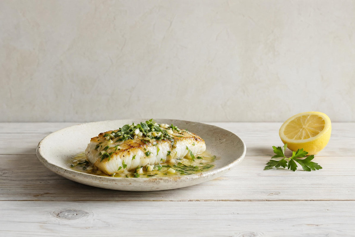 Zitronensaft Vinaigrette für Fisch