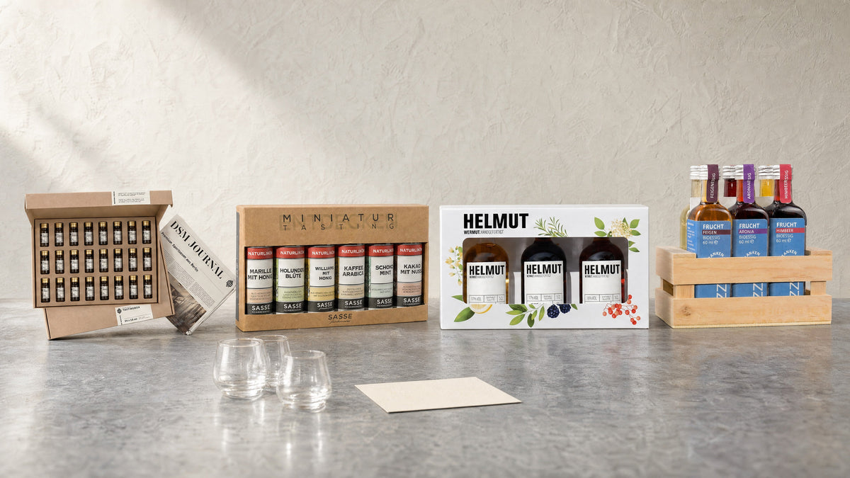 Probiersets kaufen – Tasting-Boxen & Probierpakete | Leni & Hans