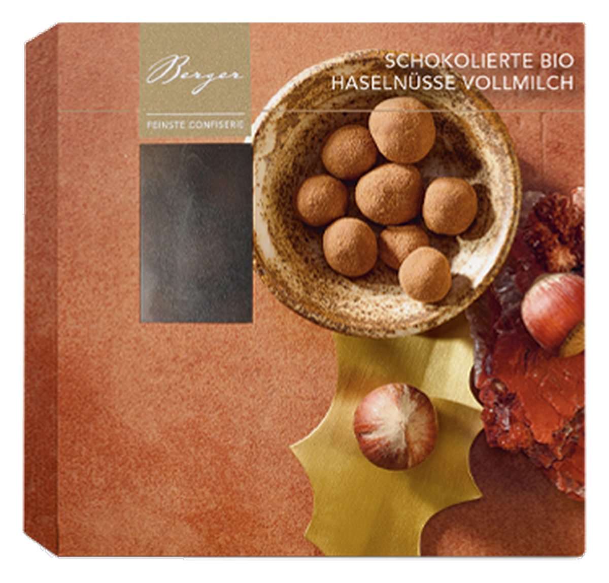 Bio Haselnüsse in Vollmilch – Berger Confiserie