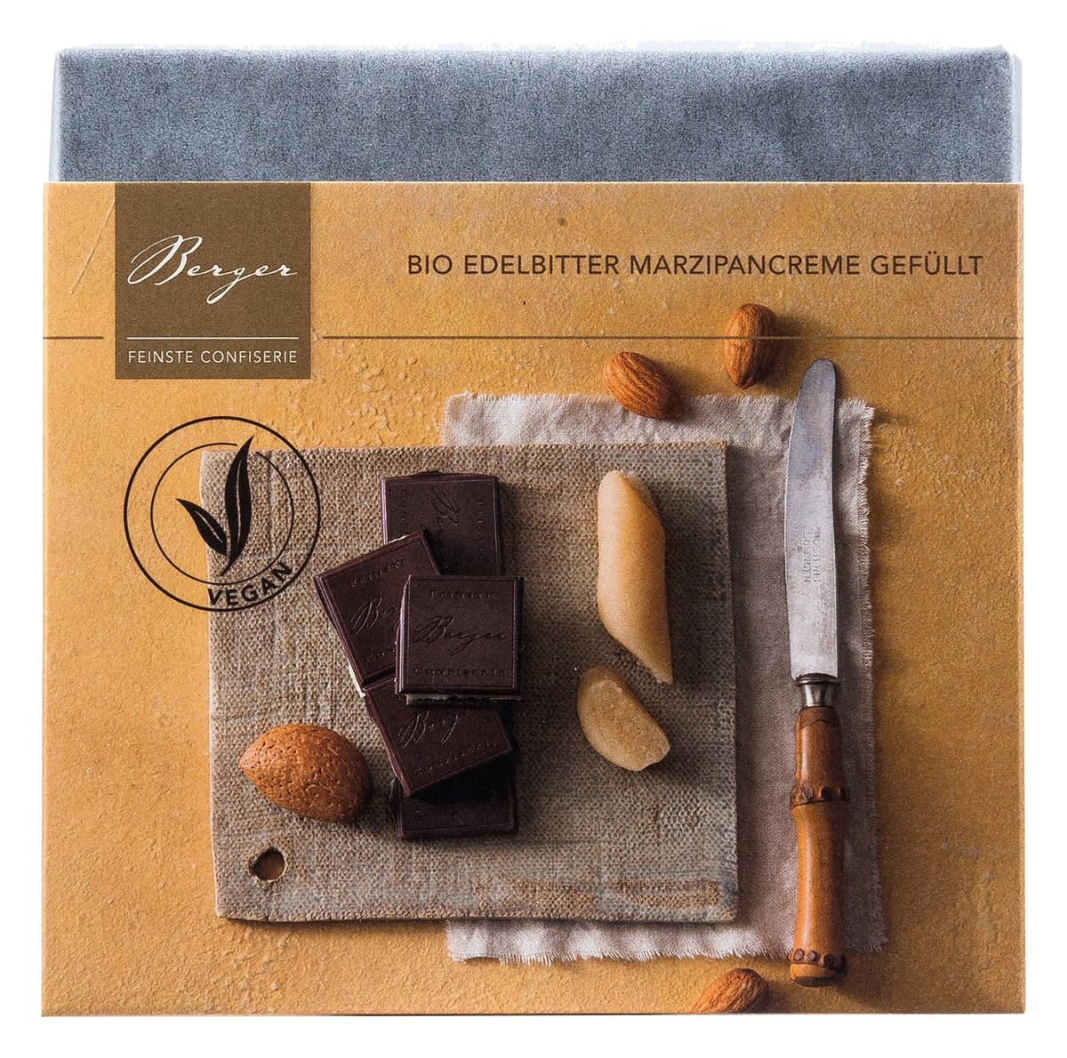 Edelbitter Marzipancreme gefüllt – Berger Confiserie