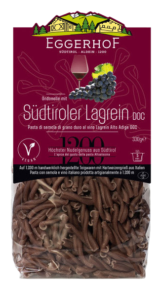 Ondonelle Rotweinnudeln – Eggerhof Südtirol