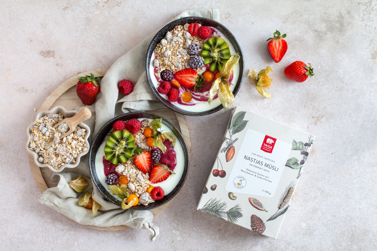 Nastjas Müsli Bio - gekeimte Saaten glutenfrei – TAIGA Naturkost