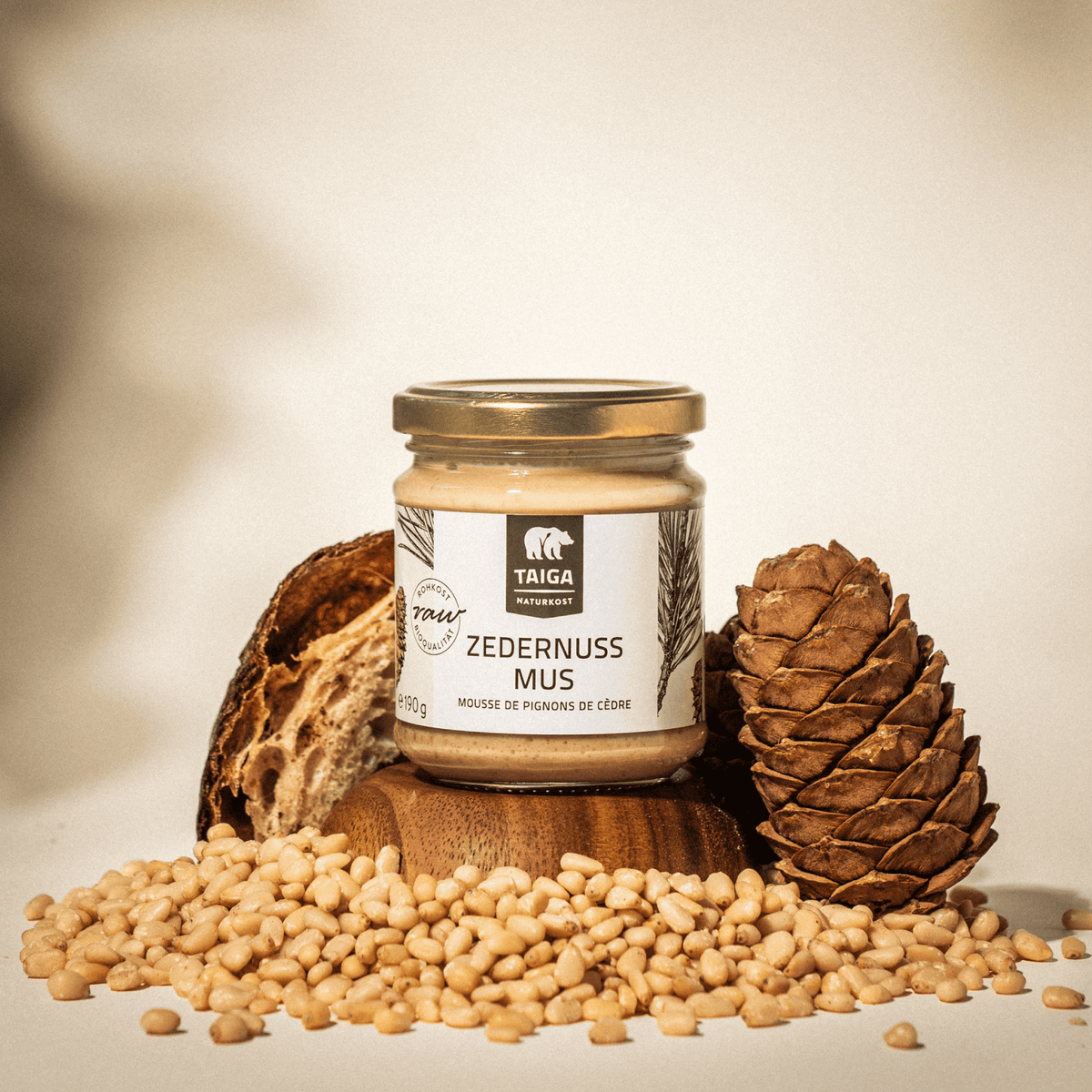 Zedernuss-Mus Bio – TAIGA Naturkost