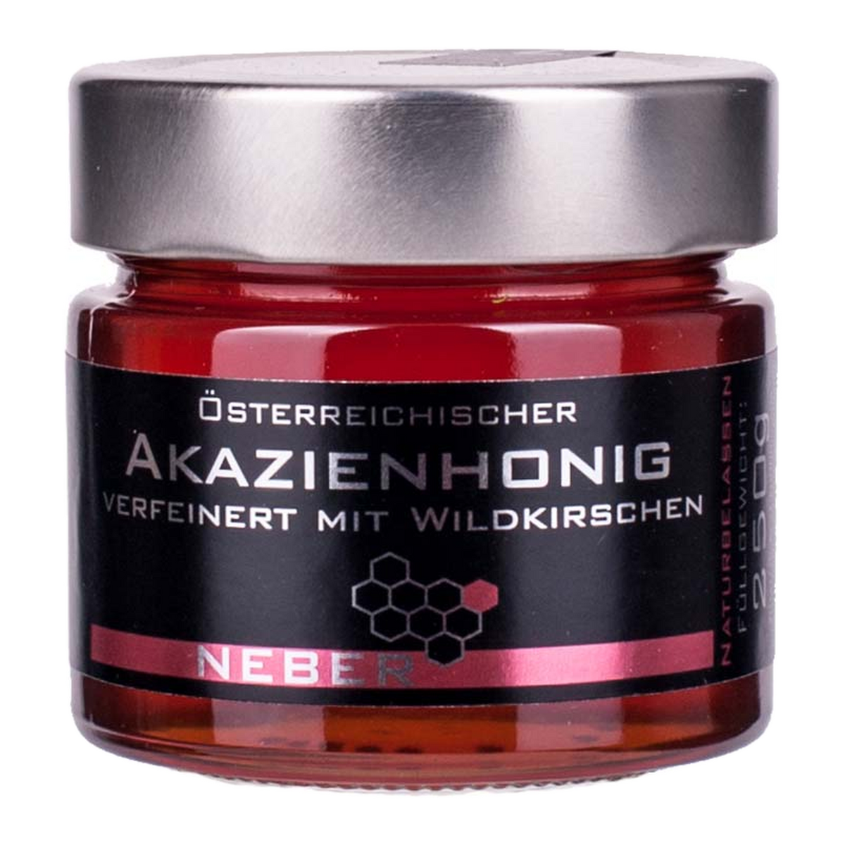 Akazienhonig mit Wildkirschen von Neber Honig