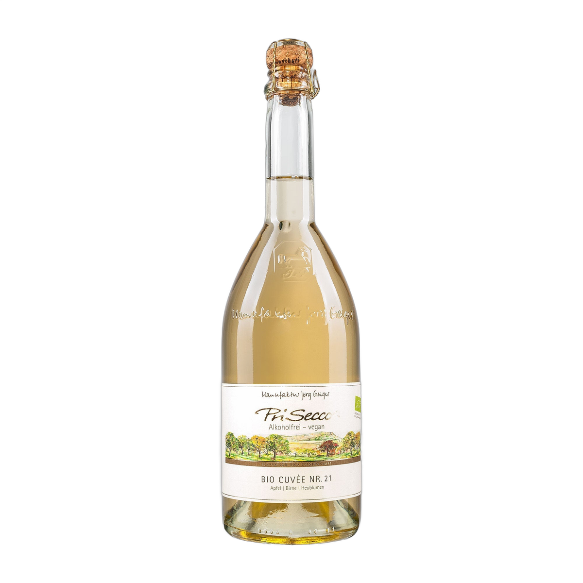Manufaktur Jörg Geiger  Prisecco Cuvée Nr. 21  Apfel Birne Heublumen  alkoholfrei [BIO]