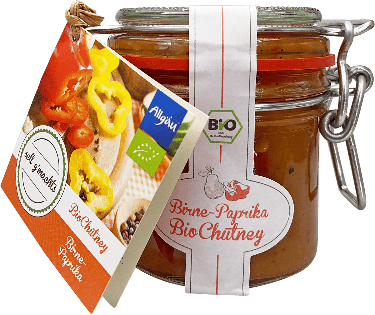 Birne-Paprika Bio-Chutney