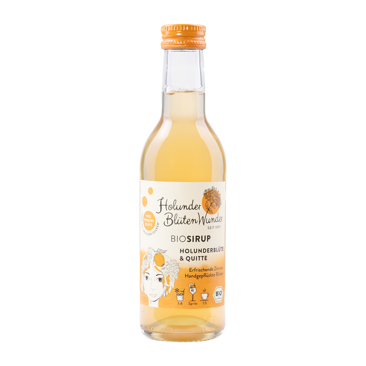 HolunderBlütenWunder Bio-Sirup Holunderblüte & Quitte 250 ml