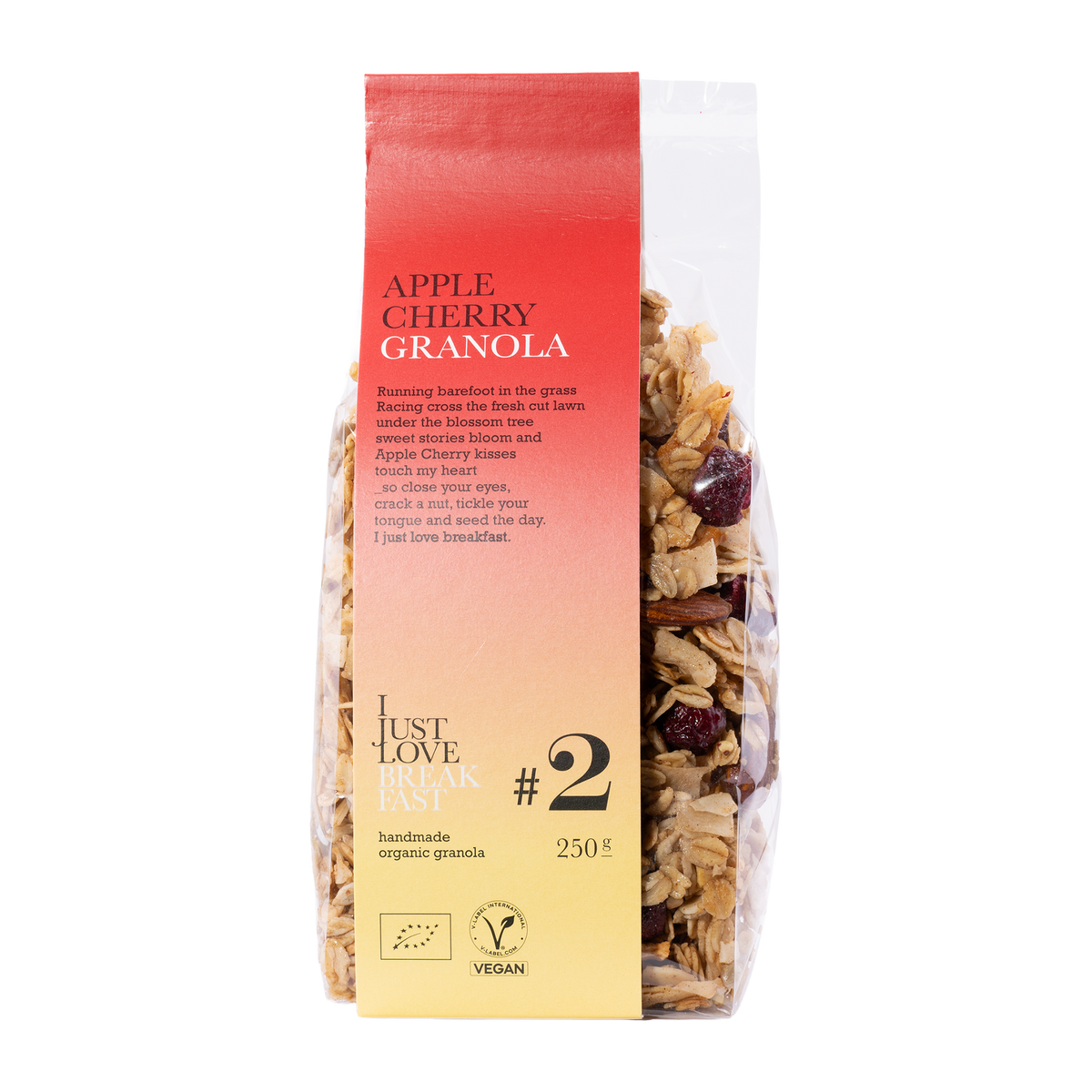 Granola Apfel Kirsch von I just love breakfast