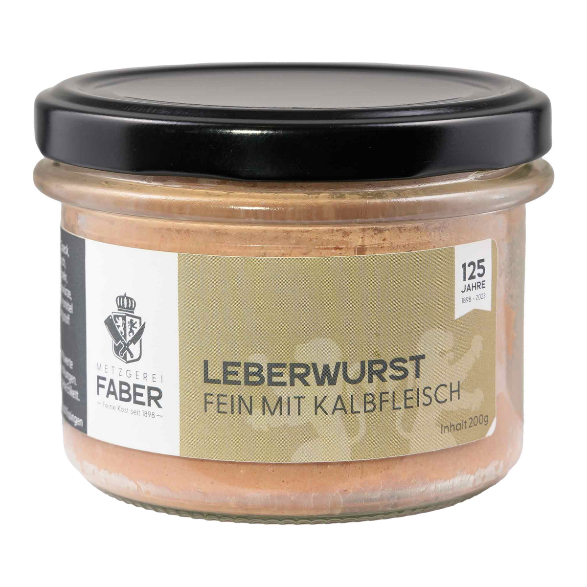 Leberwurst mit Kalbfleisch von Feinkost Faber
