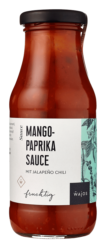 Mango Paprika Sauce mit Jalapeno Chili