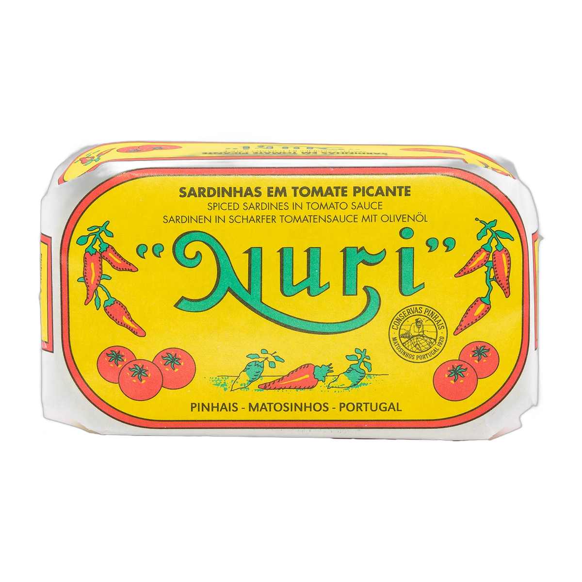 Sardinen in scharfer Tomatensauce von NURI – 125 g Dose