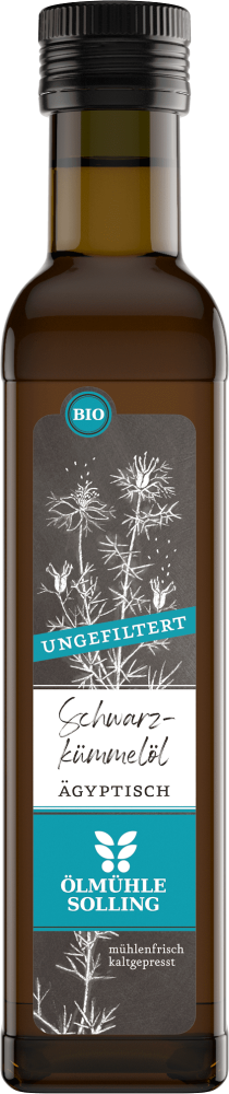 Ölmühle Solling Bio Schwarzkümmelöl ungefiltert 250 ml