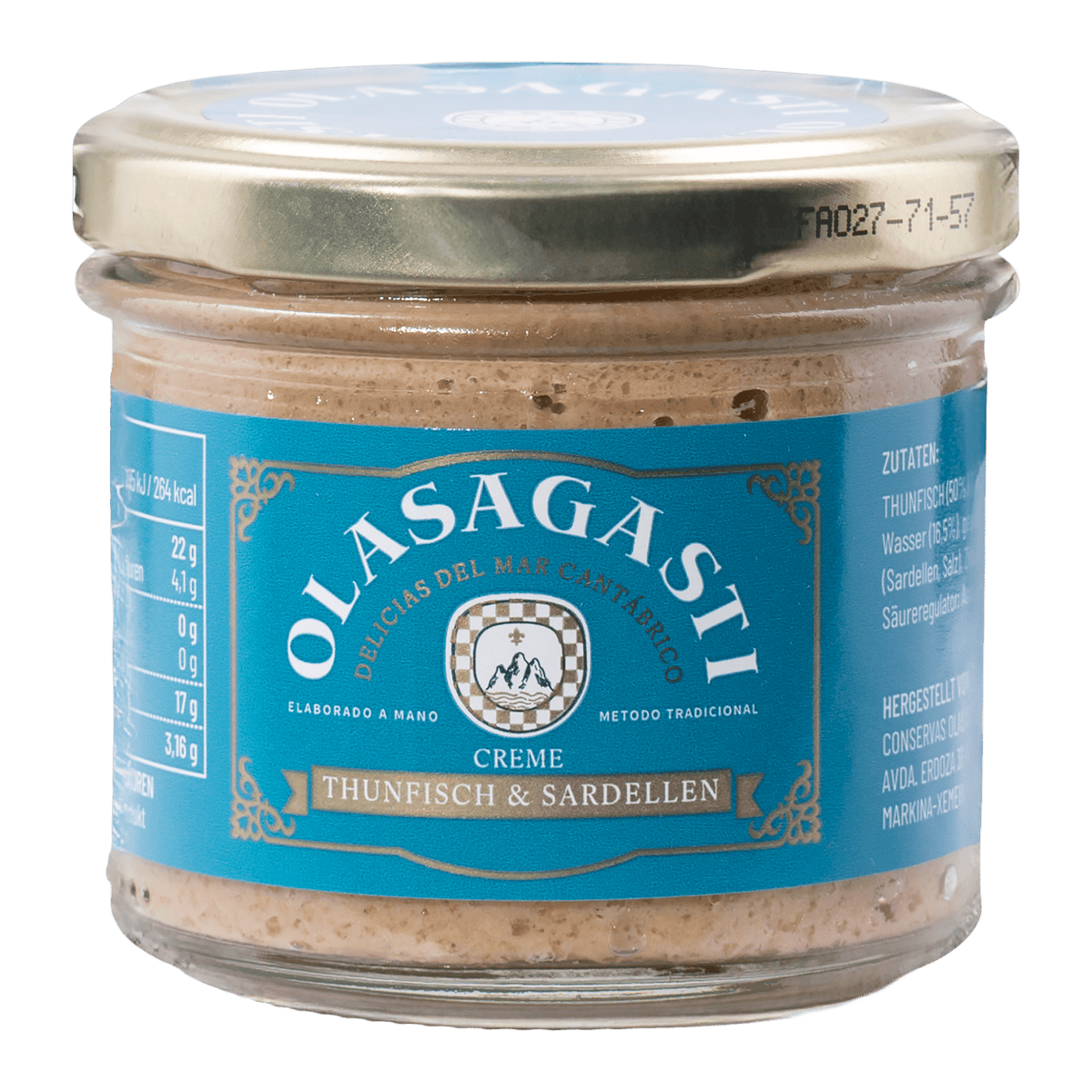 Olasagasti Thunfisch-Sardellencreme