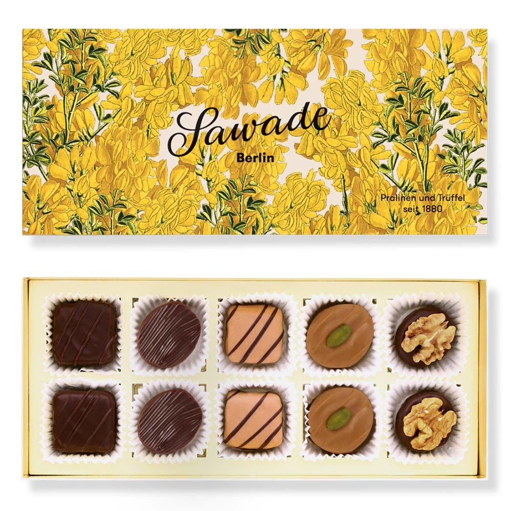 Pralinenschachtel Ginster 120g