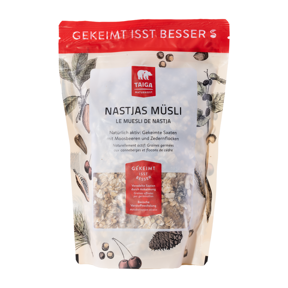 TAIGA Naturkost Nastjas Müsli Bio