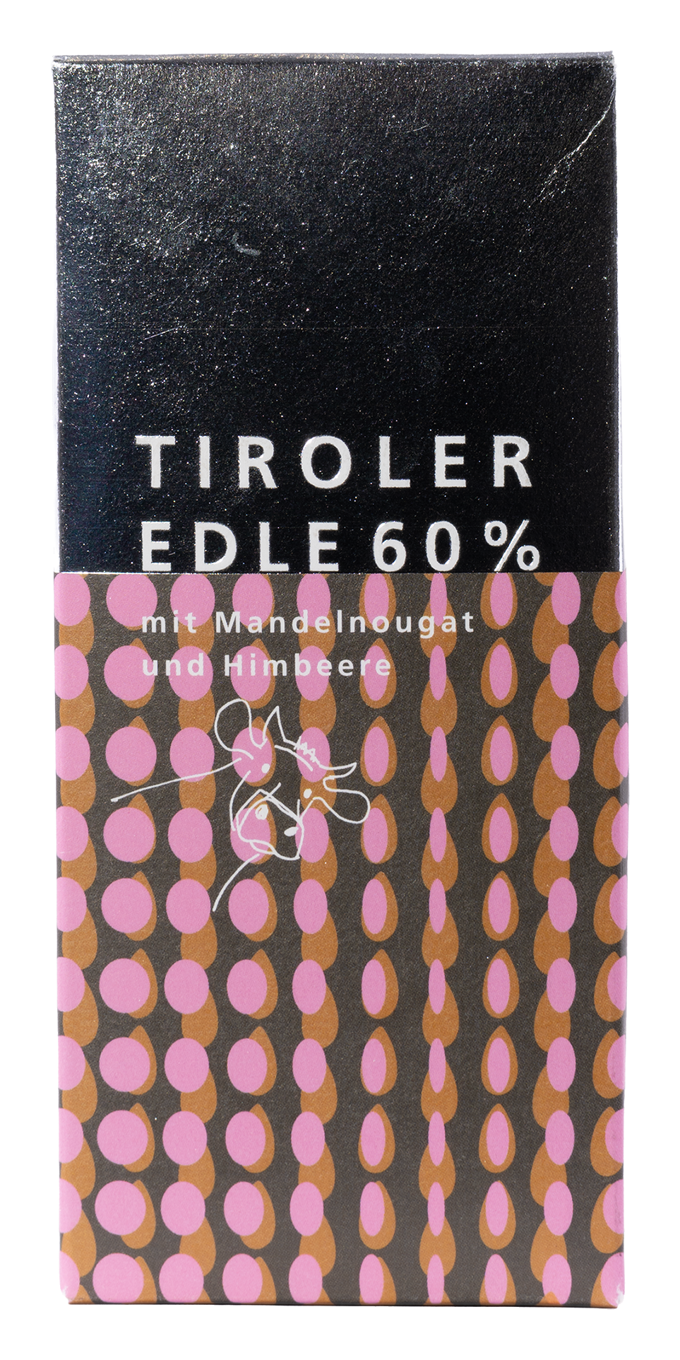 Tiroler Edle Purissima 60 % Mandelnougat & Himbeere