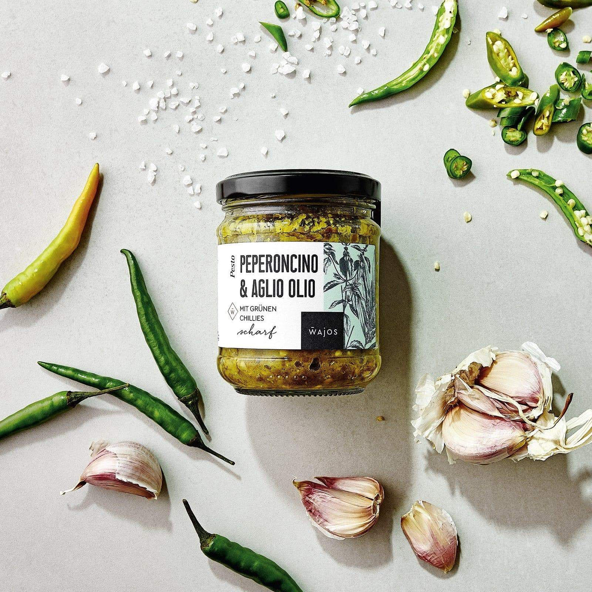 Wajos Pesto Peperoncino & Aglio Olio