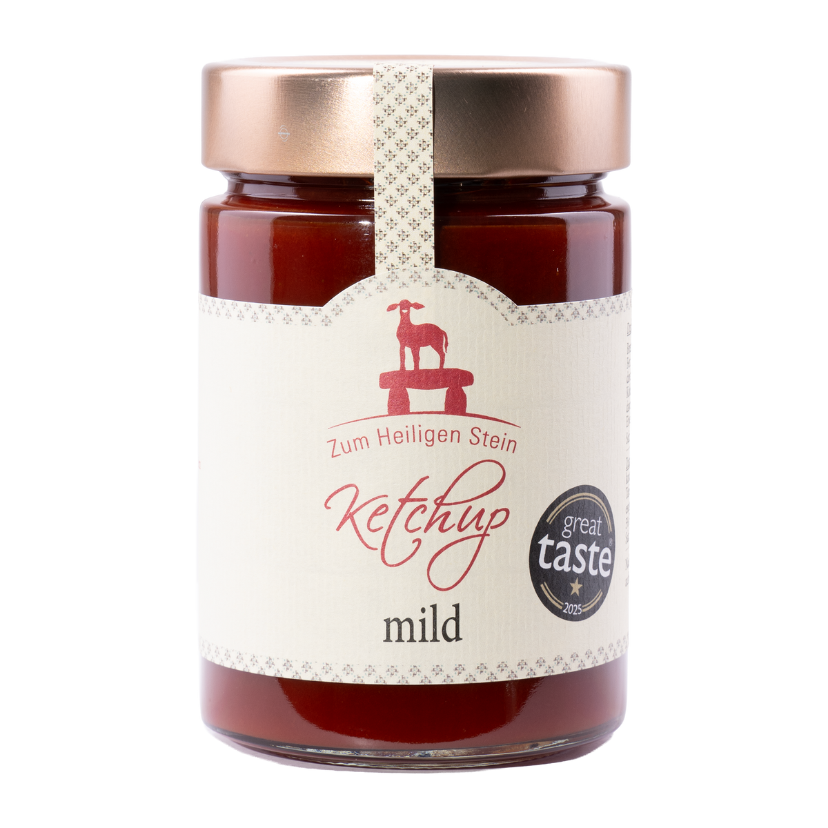 Ketchup mild von Zum Heiligen Stein – 400 g Glas